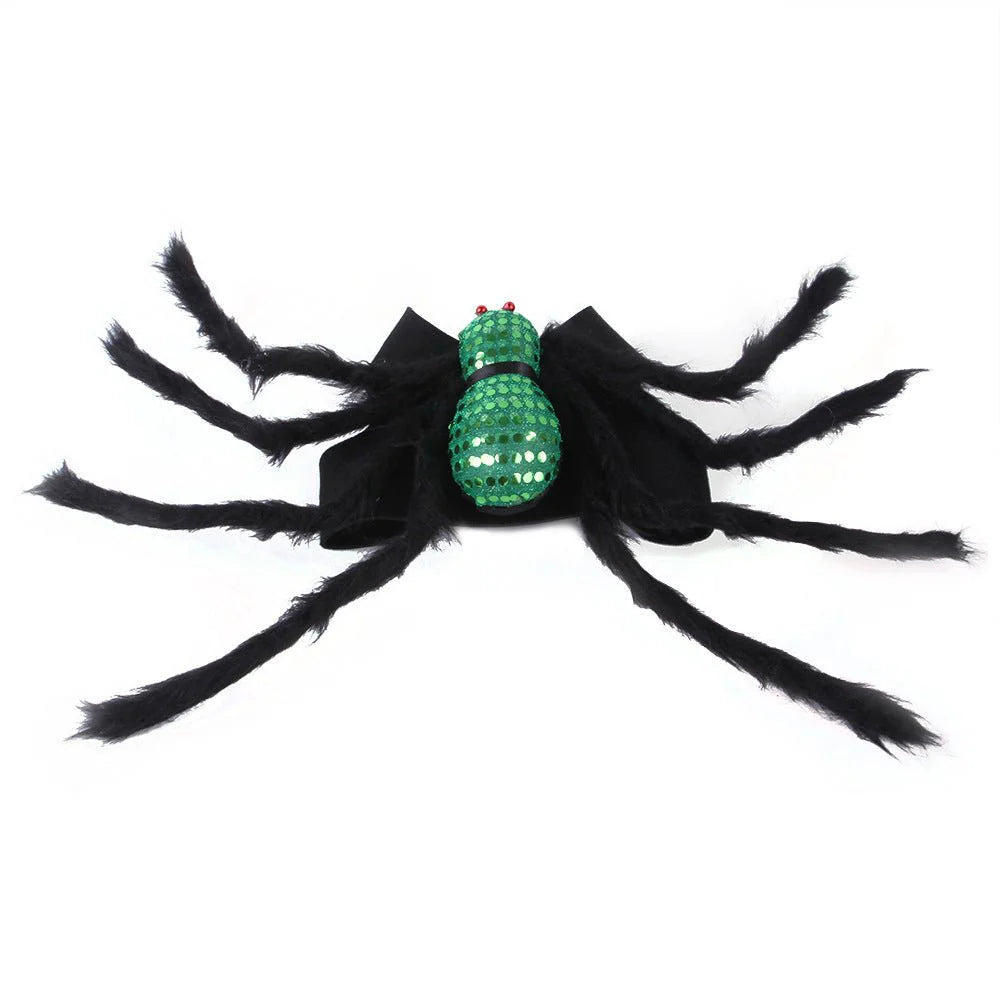 Pet Sequined Spider Chest And Back Halloween Creative Cats, Dogs