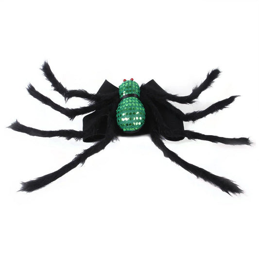 Pet Sequined Spider Chest And Back Halloween Creative Cats, Dogs