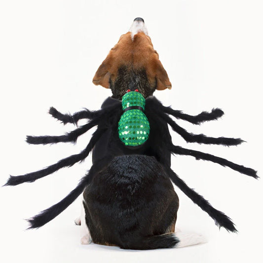 Pet Sequined Spider Chest And Back Halloween Creative Cats, Dogs
